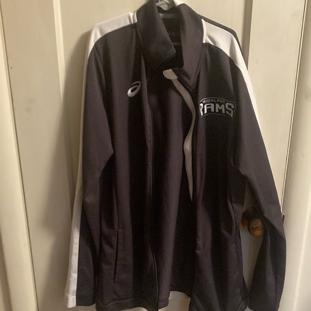 ASICS Black and White Men's Jacket
